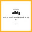 อนีกัฐ ความหมาย หมายถึงอะไร?, คำในภาษาไทย อนีกัฐ หมายถึง น. ทหารม้า, ทหารรักษาพระองค์. (ป. อนีกฏฺ).